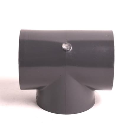 Thrifco Plumbing 1-1/2 Inch Threaded x Threaded x Threaded PVC Tee SCH 80 8214946